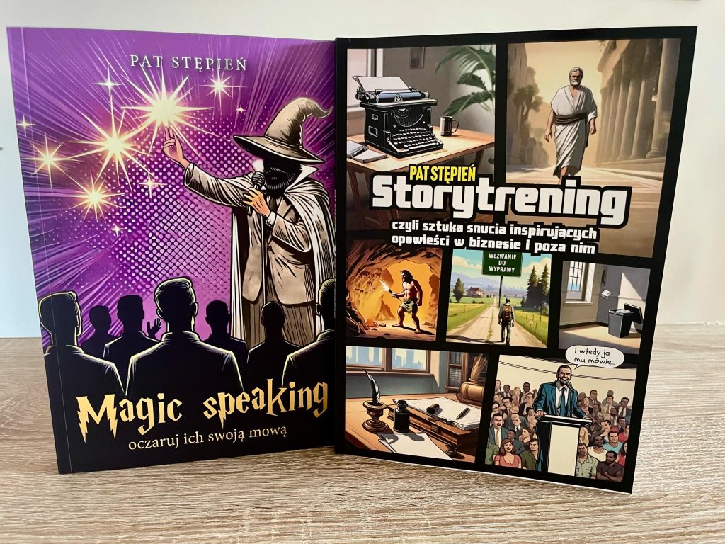 Magic speaking, storytrening, pat stępień, storytelling, wystąpienia publiczne, książki,